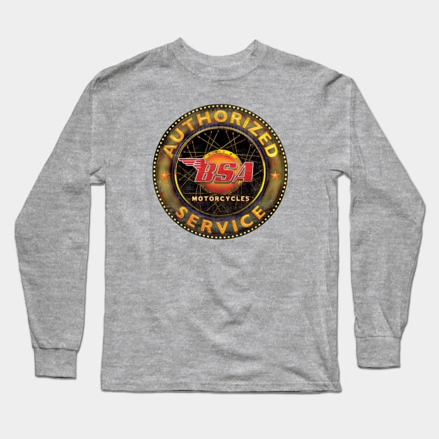 British motorcycle Motorcycles 17 Long Sleeve T-Shirt by Midcenturydave